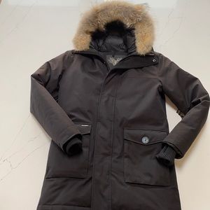 Nobis Yves down parka jacket men’s black